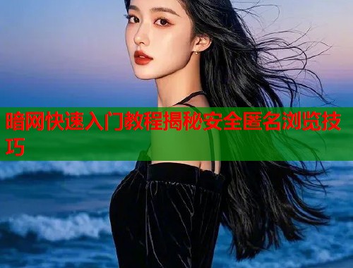 暗网快速入门教程揭秘安全匿名浏览技巧