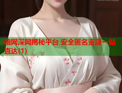 暗网深网揭秘平台 安全匿名资源一站直达(1)