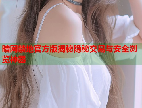 暗网禁地官方版揭秘隐秘交易与安全浏览神器