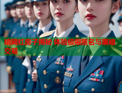 暗网红房子揭秘 体验极限匿名与黑暗交易