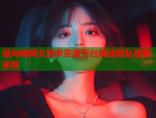 缅甸暗网女独家资源平台高速隐私观看体验  第1张