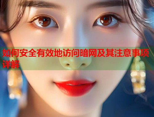 如何安全有效地访问暗网及其注意事项详解