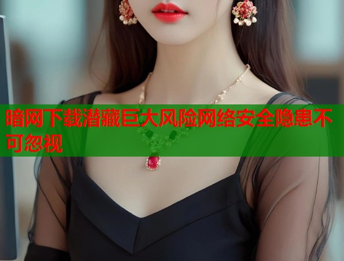 暗网下载潜藏巨大风险网络安全隐患不可忽视  第1张