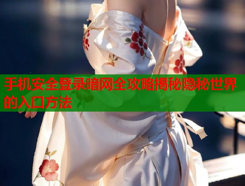 手机安全登录暗网全攻略揭秘隐秘世界的入口方法  第1张