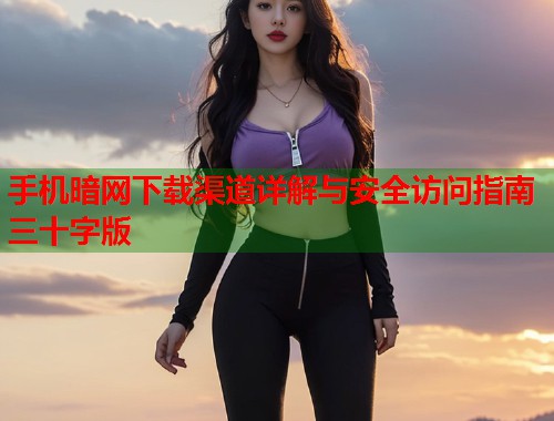 手机暗网下载渠道详解与安全访问指南三十字版  第1张