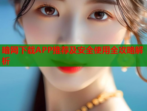 暗网下载APP推荐及安全使用全攻略解析  第1张
