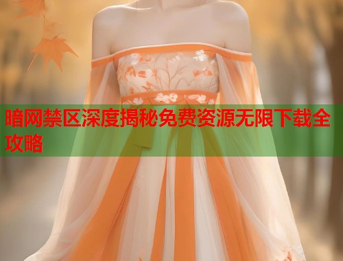 暗网禁区深度揭秘免费资源无限下载全攻略