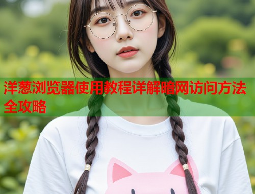 洋葱浏览器使用教程详解暗网访问方法全攻略