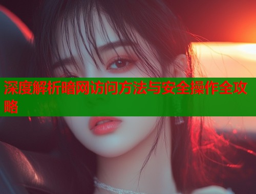 深度解析暗网访问方法与安全操作全攻略  第2张
