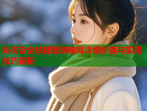 如何安全快速登录暗网详细步骤与实用技巧解析