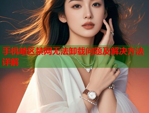手机暗区禁网无法卸载问题及解决方法详解  第1张