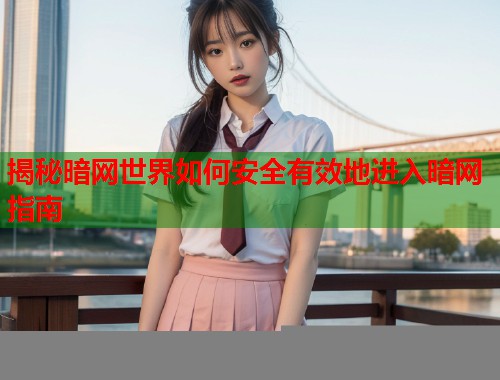 揭秘暗网世界如何安全有效地进入暗网指南  第1张