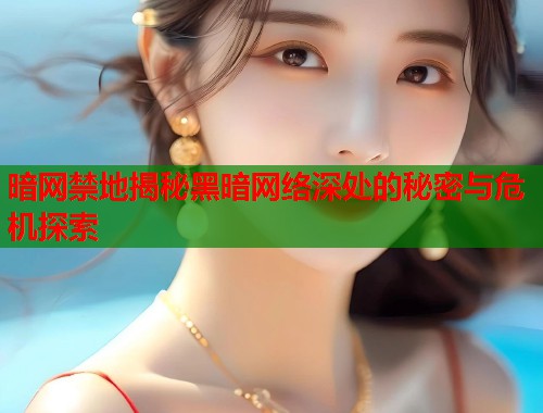 暗网禁地揭秘黑暗网络深处的秘密与危机探索