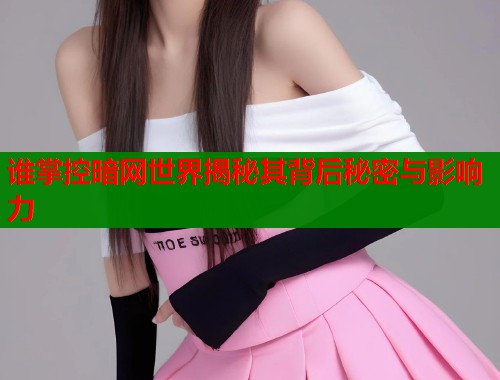 谁掌控暗网世界揭秘其背后秘密与影响力